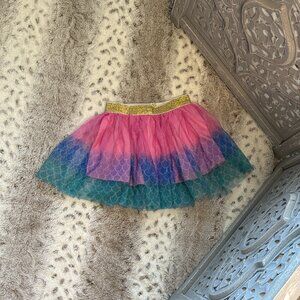 Disney Princess rainbow mermaid tutu skirt girls 2T mermaidcore tropical beach